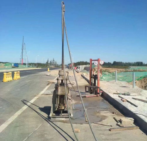 淮安公路高聚物注浆加固